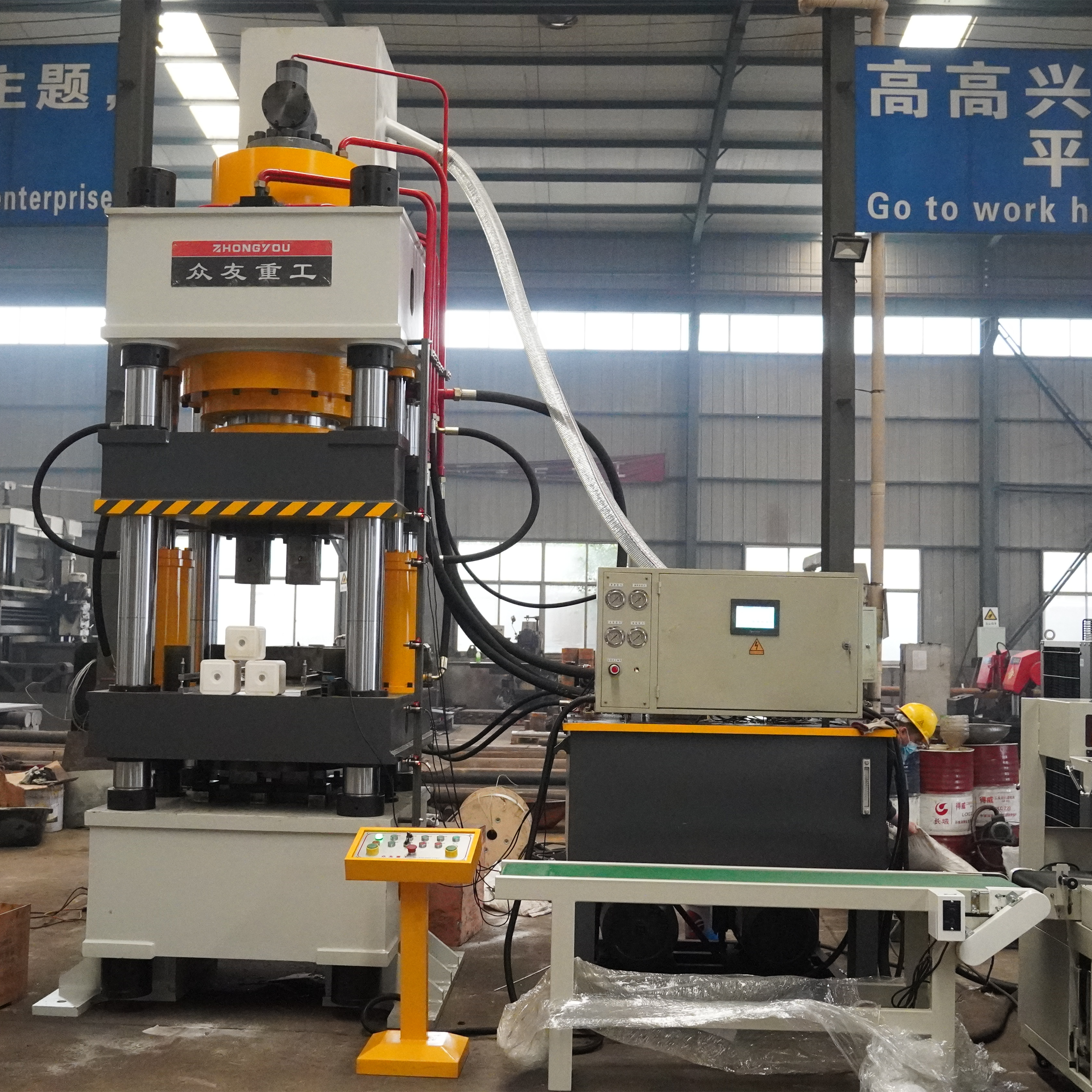 630噸粉末成型液壓機(jī) 630鹽磚舔塊壓力機(jī) 鹽磚機(jī)生產(chǎn)線(xiàn)